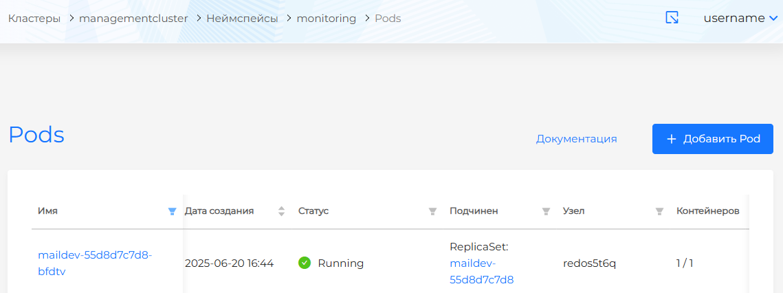 Скриншот интерфейса: Скриншот интерфейса платформы